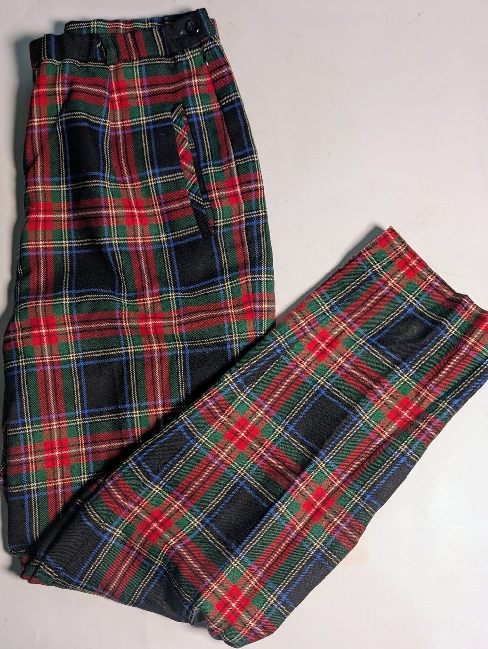 Pendleton Plaid Wool Pants Vintage 50s-60s Women's Medium Vintage 12